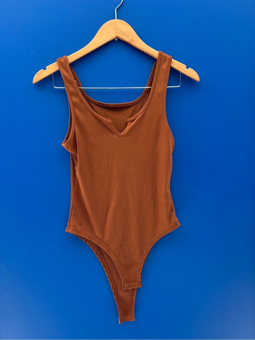 {SHEIN} Rust colored One-Piece Bodysuit women's size M